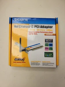 GIGABYTE AIRCRUISER G PCI APAPTER 2.4 GHz - 802.11 b/g - 54Mbps - Picture 1 of 5
