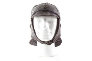 alte Fliegerhaube Leder LW WH WK2 Reichsbetriebsnummer Haube - Bild 1 von 11