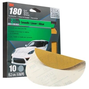 3M Sanding Discs with Stikit Attachment 10 Pack, 31448, 6 in, 180 grit - Picture 1 of 1