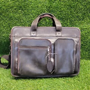 Wilson's Leather Laptop travel Bag Distressed! - Picture 1 of 24