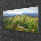 Acrylglasbilder 100x50 Wandbild Druck Chinesische Mauer Berge Landschaft