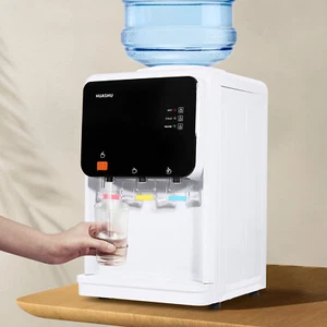 Top Loading Countertop Water Dispenser Hot Cold Water Cooler Drinking Machine US - Picture 1 of 22
