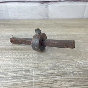 ATQ Vtg Rosewood & Brass Mortise Marking Gauge Scribe Woodworking Tool Pat 1872 - Picture 1 of 19