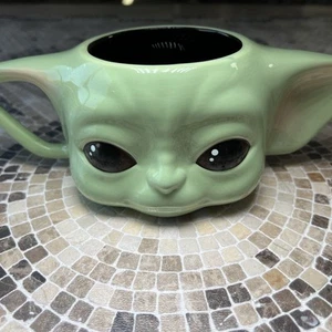 Star Wars Baby Yoda Head Figure Ceramic Mug - Picture 1 of 7