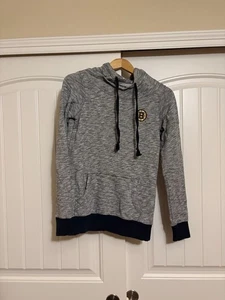 Boston Bruins Funnelneck Sweatshirt Small meliert grau antigua Langarm - Bild 1 von 3