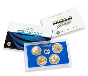 United States 2025-S American Innovation $1 Coin Proof Set Of 4 Coins. #C1666 - Picture 1 of 6