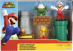 SUPER MARIO Diorama Set DESIERTO Con 2 Figuras Con Accesorios Jakks Pacific - Imagen 1 de 5