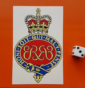 Pegatina de vinilo calidad Grenadier Guards 110 mm exterior impermeable fuerzas británicas - Imagen 1 de 1