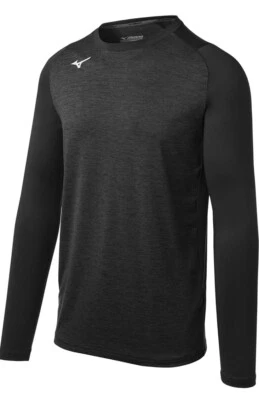 Camisa Mizuno Youth Alpha elástica manga larga talla M negra Foto 1 de 4