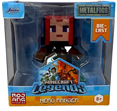 Minecraft Legends HERO RANGER Metalfigs 2.5" Die-Cast Figure Jada Toys Ages 8+ - Image 1 of 3
