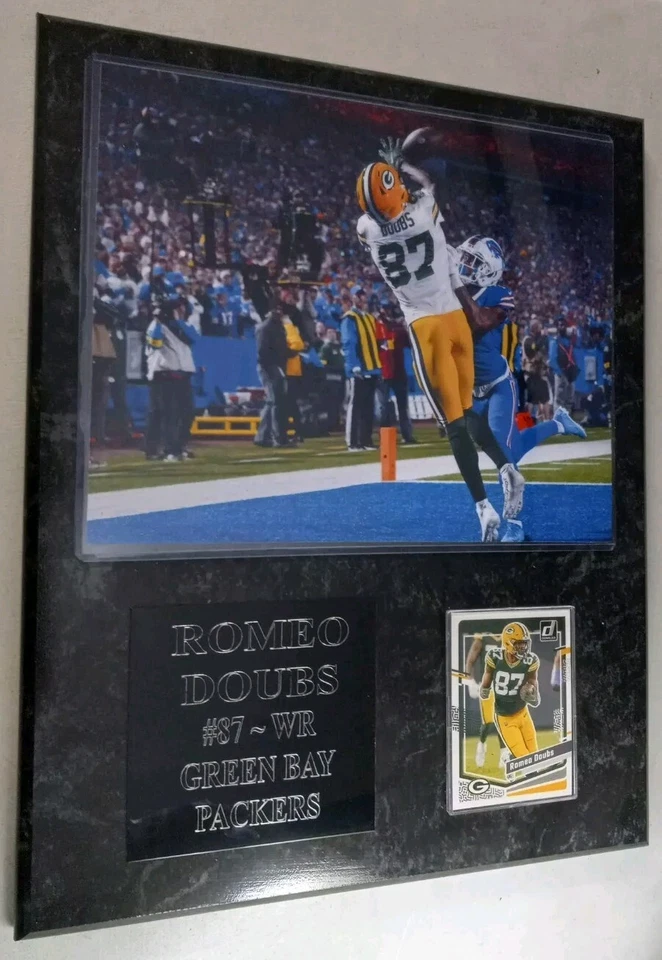 Romeo Doubs - Placa Green Bay Packers - ¡Nuevo precio más bajo!! Foto 1 de 1