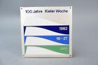 Emaille Plakette - 100 Jahre Kieler Woche 1982  - vintage badge