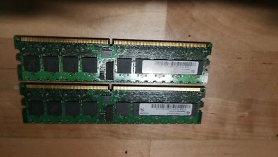 HYS72T64001HR-5-A 1G-Matched Pair of Infineon 512MB PC2-3200R 1Rx4 CL3 (B25) - Image 1 of 3