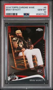 *PSA 10* Bray Wyatt 2014 Topps Chrome WWE - #6 - RC Rookie Card - Picture 1 of 3