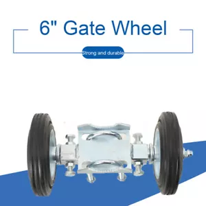 6 Zoll x 10 Zoll Schwerlast Rolltor Trägerrad für Kettenglied Schiebetore USA - Bild 1 von 12