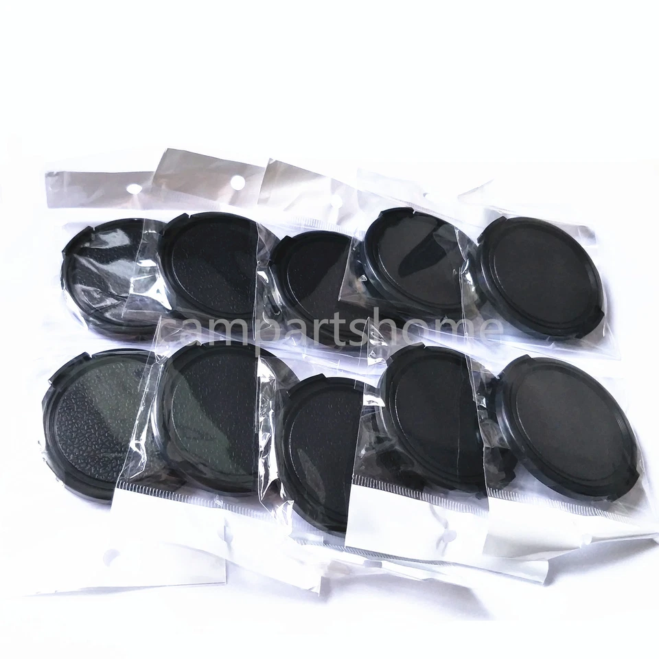 10pcs 52mm side pinch Snap on Front lens cap cover for Sony Nikon Pentax Olympus - Image 1 of 1