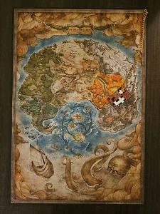 Metaphor: ReFantazio United Kingdom of Euchronia Map Custom Cloth(Larger Size) - Picture 1 of 5