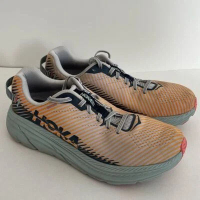 Zapatos para correr caminar Hoka One One Rincon 2 azul claro naranja para mujer talla 9,5 Foto 1 de 4