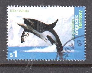 AAT 1995 Killer Whale $1 CTO stamp with full gum - Picture 1 of 1