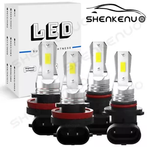 For Peterbilt 567 Base Tractor Truck 2019-2023 4x LED Headlight Hi-Low Bulbs Kit - Picture 1 of 13