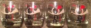 Fox Hunt Hunting Brandy Glasses Set of Four - Picture 1 of 6