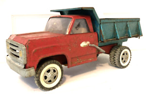 1960's Tonka U.S.A. Hydraulic Dump Truck Pressed Steel As Found And Used As-Is!