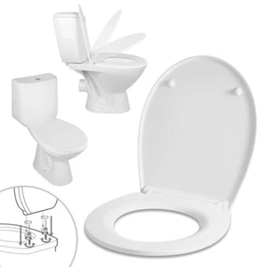 WC Sitz Klobrille Toilettensitz Pflegeleicht Toilettendeckel Klodeckel Premium - Bild 1 von 16