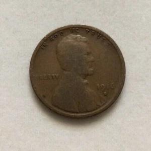1916 D Lincoln Wheat Penny One Cent Coin Estate Find Exact Coin Shown - Picture 1 of 2