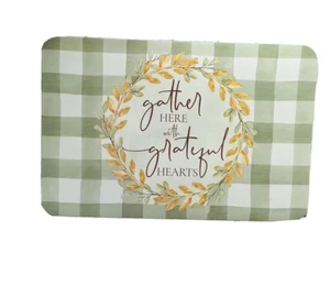 Greenbrier Placement/Napperon 12x18-Gather Here With Greateful Hearts - Picture 1 of 6