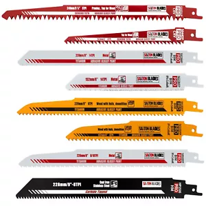 Saxton Professional Range Reciprocating Saw Blades Wood Metal & Plastics - Picture 1 of 17