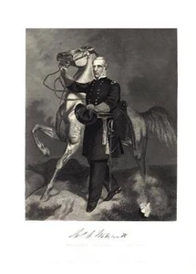 VINTAGE STEEL ENGRAVING PRINT 1864 UNION GENERAL JAMES SAMUEL WADSWORTH - Picture 1 of 1