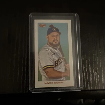 2022 Topps 206 American Beauty Omar Narvaez Brewers /10 - Image 1 of 2