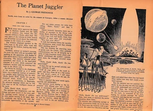 Pulp excerpt PLANET JUGGLER J George Frederick FAMOUS FANTASTIC MYSTERIES 3/1940 - Picture 1 of 2