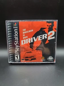 Driver 2 (2000) Sony PlayStation 1 con manuale etichetta nera PS1 - Foto 1 di 5