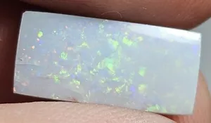 VENTA Ópalo Lightning Ridge Pulido 2.1 Ct Verde Azul Amarillo Lapidario Australiano - Imagen 1 de 11