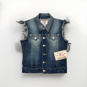 True Religion AQIM Sandy Wind Shelby Classics Weste M 178,00 2000er Y2K Vintage US - Bild 1 von 10