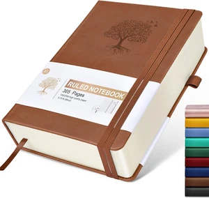 Lined Journal Notebook -365 Pages A5 Thick Journal for Writing Men Women, Colleg - Picture 1 of 12