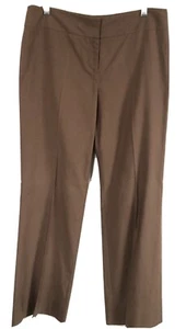 Women’s INC International Concepts Pants Size 8 Brown Silk Cotton Blend L13 - Picture 1 of 7