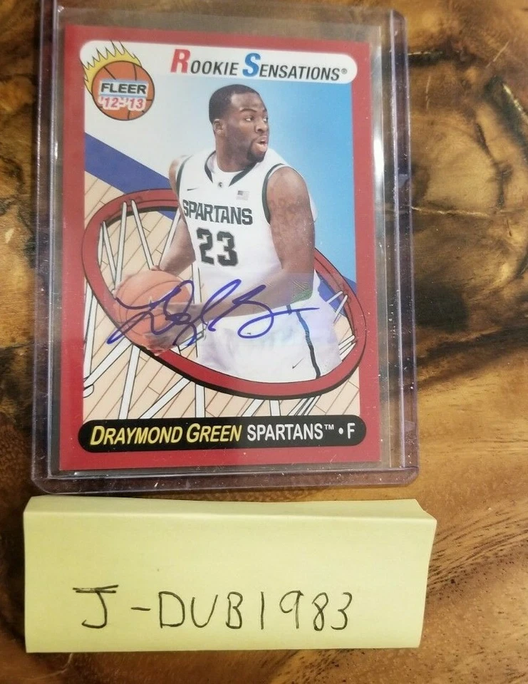 Fleer Retro Draymond Green Rookie Sensations RC #63 2012-13 Auto Warriors Foto 1 de 1