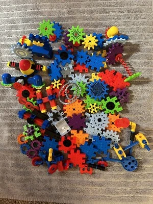The Learning Journey Techno Building Blocks & Gears - Over 100 Piece Lot - Image 1 of 4