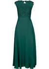Neu Abend-Kleid Gr. 46 Brillantgrün Damen Kleid Cocktailkleid Maxi-Dress