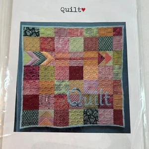 Quilt Love Quilt Heart Red Rooster Quilts Applique Quilt Pattern 39" x 39" UNCUT - Picture 1 of 6