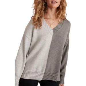 Maglione MARINE LAYER Gisel oversize pannello a contrasto misto merino M - Foto 1 di 5