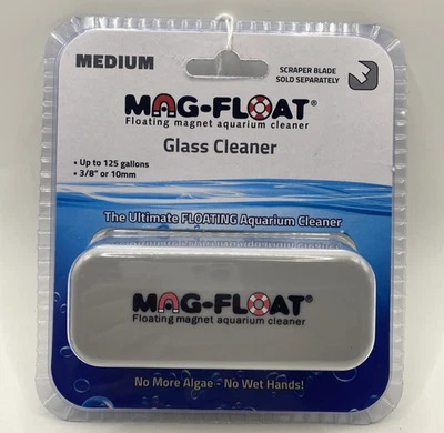 Mag-Float Floating Magnet Aquarium Cleaner Glass Cleaner, Medium - Image 1 of 2