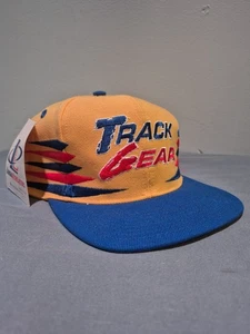 Logo Athletic Vintage Diamond Cut Snapback Track Gear Hat Jeff Burton Nascar - Picture 1 of 8