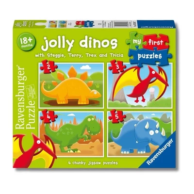 Ravensburger Italy- My First Puzzle 2-3-4-5 Pezzi Dinosuri Dinosauri, 07289 Cik4 - Immagine 1 di 4