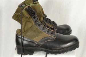 Vintage Vietnam Ära Militär Dschungel Stiefel Größe 8 unbenutzt? - Bild 1 von 7