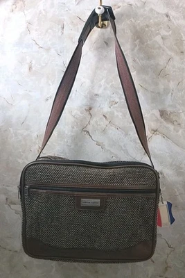 Vtg American Tourister Carry-On Laptop Bag Brown Tweed 15'' Excellent Condition  - Image 1 of 4