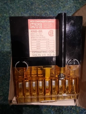 MTE Series 2000 4N8 Relay 115V 8 Pole - Image 1 of 4