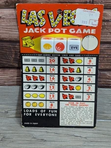 Slot Machine Las Vegas Jack Pot Slot Machine Dice Game Made in Japan Sealed New - Picture 1 of 10